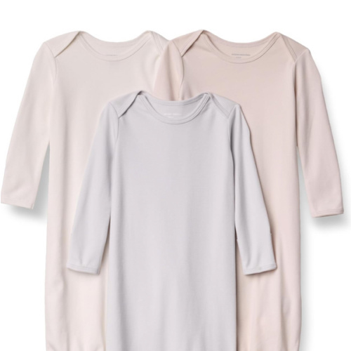 Amazon Essentials Unisex Babies' Long Sleeve Cotton Sleeper Gown