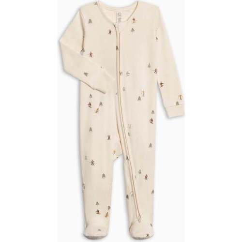 Peyton Zipper Sleeper Ski Trails - Colored Organics | Maisonette