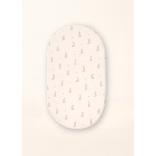 Bunny - Convertible Moses Basket Sheet & Extra Small Changing Pad Cover