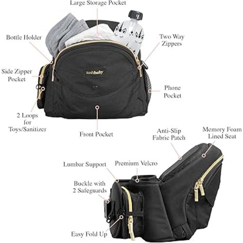 Tushbaby - Safety-Certified Hip Seat Baby Carrier