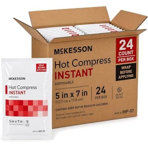 McKesson Instant Hot Packs, Instant Hot Compress, 6 x 9 in