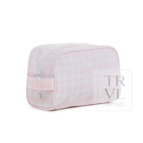 Dopp Bag - Stow It - Pimlico Plaid Pink