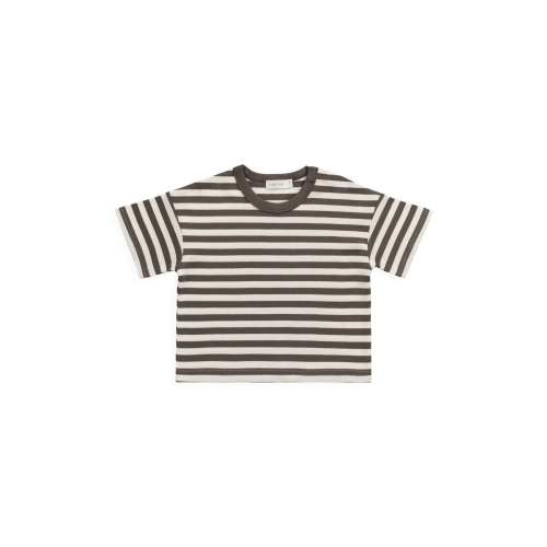 Pima Cotton Wesley Tee - Essential Stripe Raku/Cloud – Jamie Kay USA