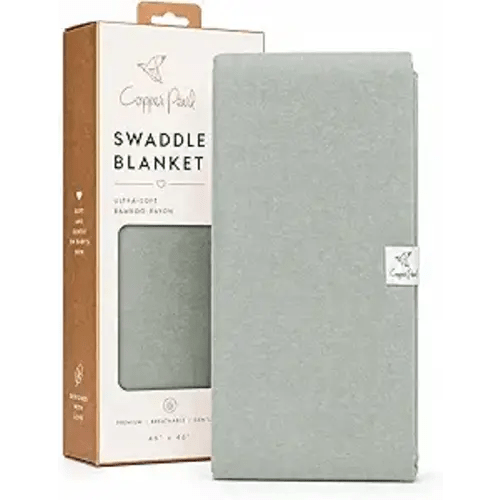 Copper Pearl Swaddle Blankets for Newborns | Soft Stretchy Receiving Blankets for Boys and Girls | Large 46 x 46 Inch Baby Blankets | Lightweight and Breathable Swaddles | Briar