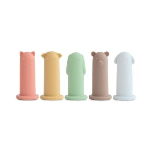 Mushie Silicone Animal Finger Puppets