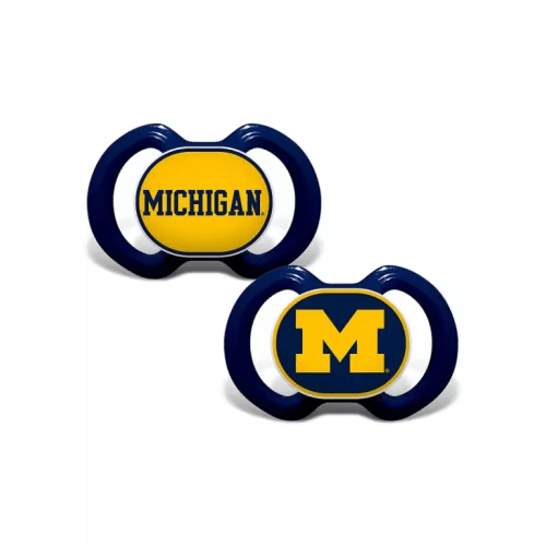 Michigan Wolverines BLUE 2 Pack Baby Pacifier - 17810254