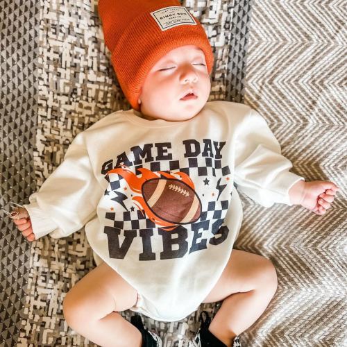 Baby Game Day Vibes Romper