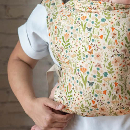 Wildflower Lark Baby Carrier - Ergonomic Soft Structured Carrier | hope&plum