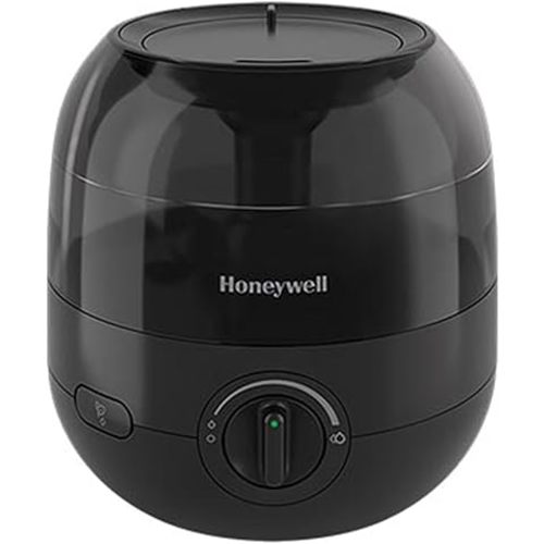 Honeywell Mini Cool Mist humidifier, Easy to Fill and Clean, humidifier for small Bedroom, Kids Rooms, or office. Ultra Quiet Operation and Auto Shut-Off - Black, HUL525B