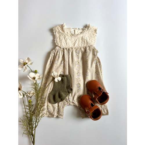 Eleanore Vintage Lace Romper