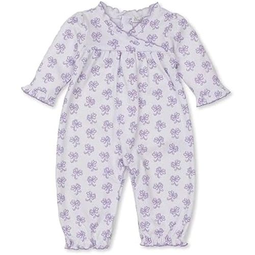 Kissy Kissy Baby-Girls Infant Bows All Around Lilac Print Playsuit