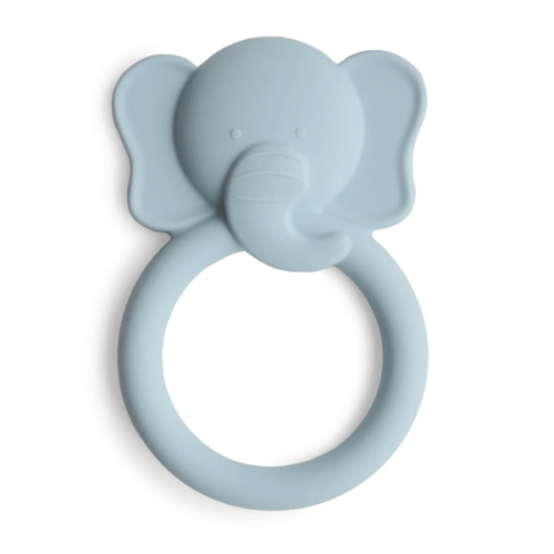 mushie Silicone Baby Teether Toy | Elephant