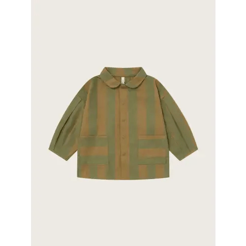 Woodland Stripes Lodge Shirt | Organic Zoo