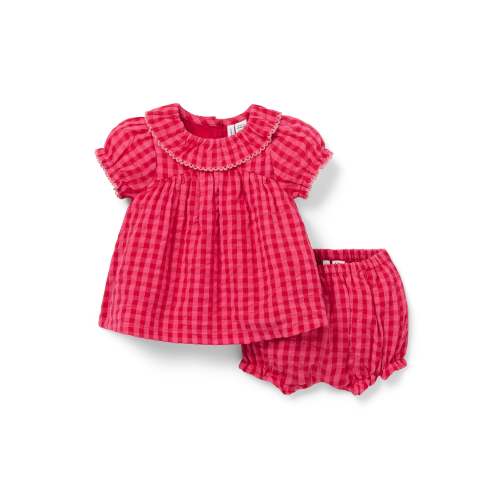 The Gingham Matching Baby Set