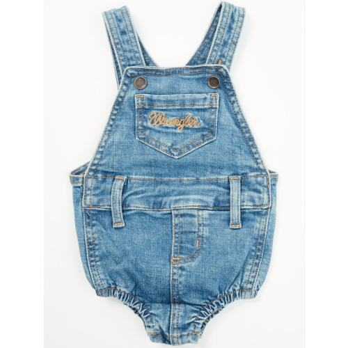 Wrangler Infant Boys' Boot Barn Exclusive Denim Overall Onesie