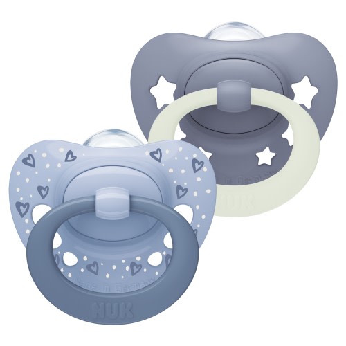 Nuk First Choice Day And Night Soother Blue 0-6 Months