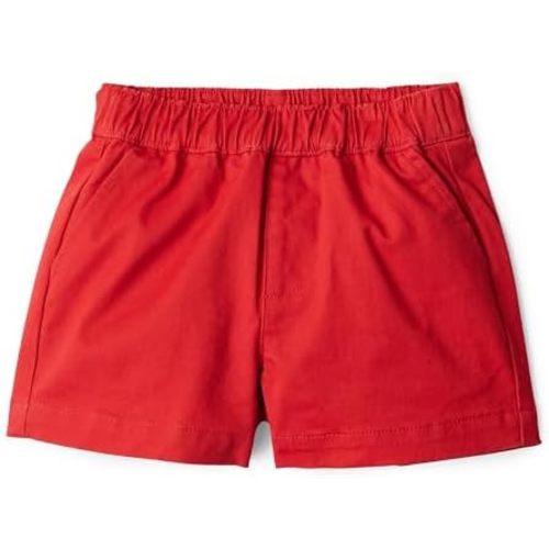 Amazon Essentials x Sofia Grainge Unisex Babies, Toddlers and Kids' Pull-on Cotton Twill Shorts