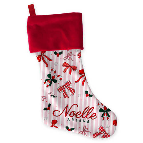 Personalized Stocking | Bow What Fun