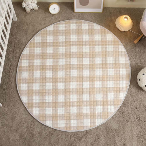 Gingham Latte Baby Playmat Online Australia – Nappy Bag Store