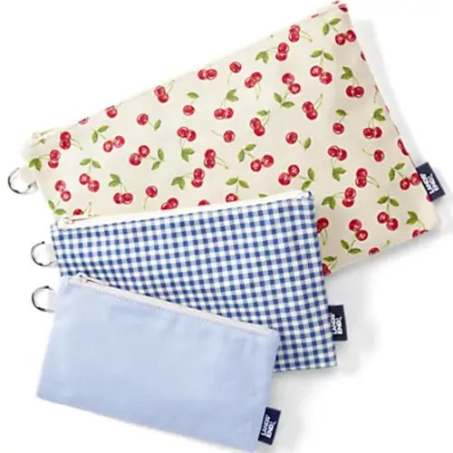 Zip Canvas Pouch 3 Pack | Lands' End