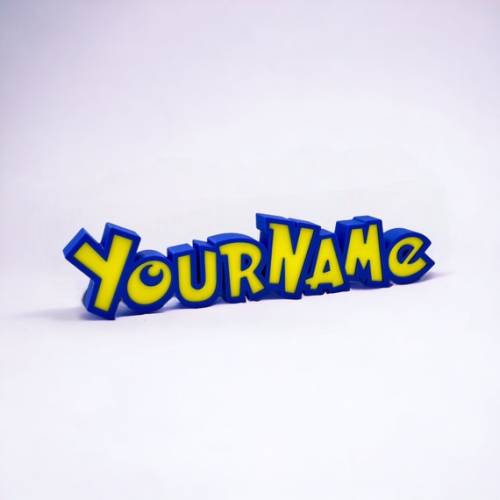 Personalized Pokemon Name Plate Sign Kids Room Games Room - Etsy
