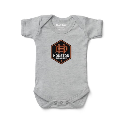 Infant Houston Dynamo FC Chad & Jake Heather Gray Bodysuit