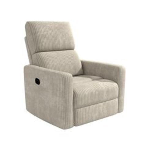 Lukas Cream Corduroy Swivel Recliner