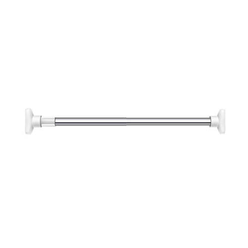 Heavy Duty Clothes Rails Punch-free Telescopic Wardrobe Pole Rod Stainless Steel A2W4