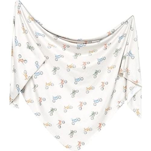 Copper Pearl Large Premium Knit Baby Swaddle Receiving Blanket Ryder