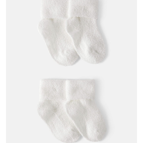 Baby 4-Pack Foldover Chenille  Booties | Carter's