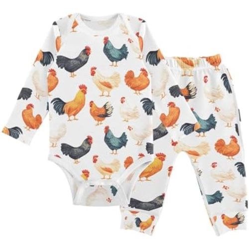 vvfelixl Baby Bodysuits Pants Sets Hanukah Candles Jewish Stars Long Sleeve Baby Clothes for Boys Girls 0-24M