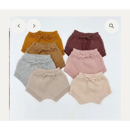 Baby Girl Drawstring Knit Diaper cover Bloomer – Olive and Cradle