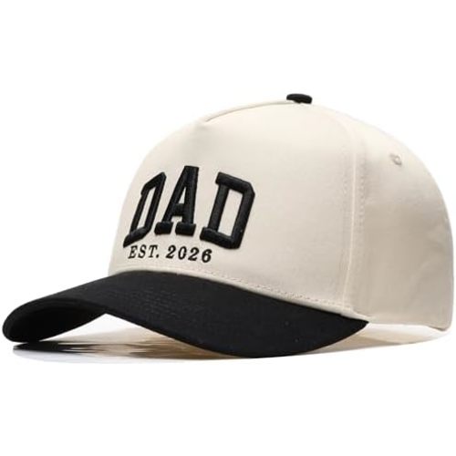 Mom and Dad Est 2026 Matching Hats | Pregnancy Announcement Gifts for Couple | Parents to Be Gifts New Mom & Dad