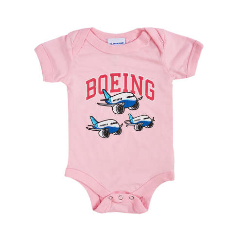 Boeing Baby Varsity Pudgy Onesie