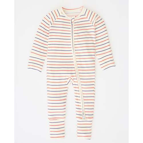 Bamboo Baby Pajamas | Blue Candy Stripe | Kindred Bravely