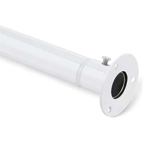 Amazon Basics Closet Rod, Adjustable, Chrome Finish, 30 to 48 Inches, 50-Pound Capacity, for Hanging Clothes