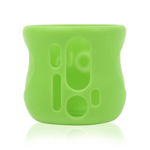 Olababy Silicone Sleeve for Avent Natural Glass Bottles (4 oz, Green)
