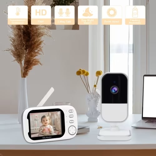 monitor indoor security camera 720p hd camera - Temu