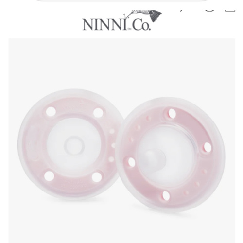 Ninni Pacifier Petal Pink 2 Pack