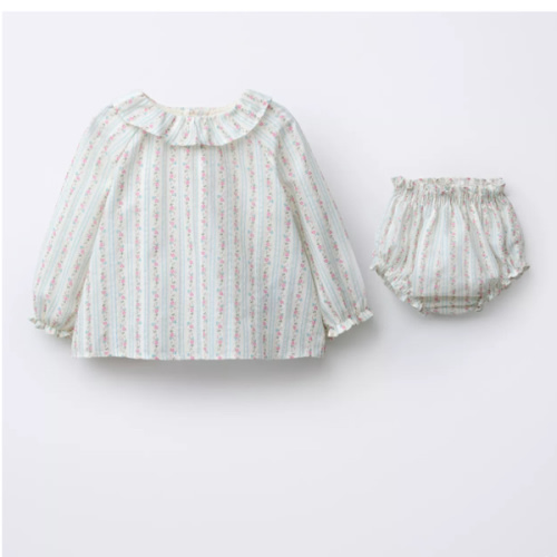 FLORAL SHIRT AND BLOOMERS SET - Multicolored | ZARA United States