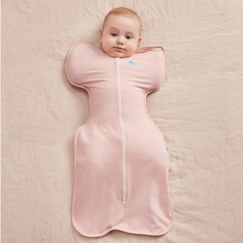 Swaddle Up™ 1.0 TOG Cotton Powder Pink Twinkle