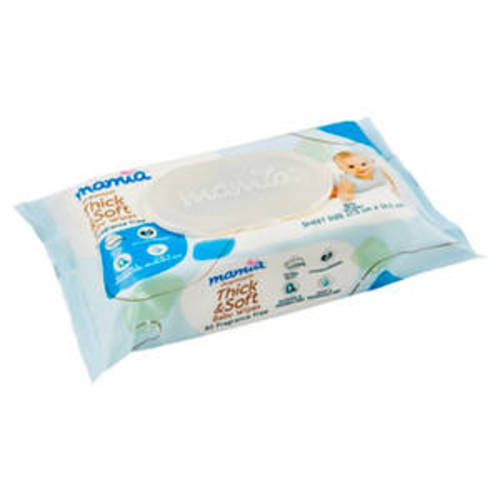 Premium Embossed Baby Wipes Fragrance Free 80 Pack