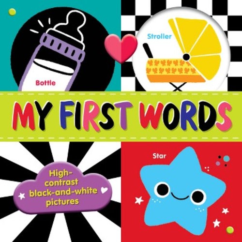 My First Words - (Tiny Tots Tummy Time) by  Clever Publishing (Board Book)
