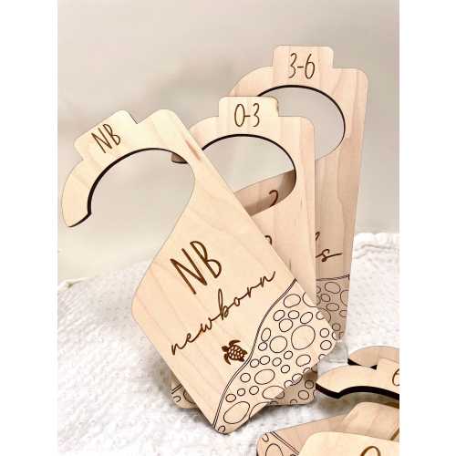 Turtle Beach Baby Closet Dividers, Baby Coastal Closet Dividers, Baby Sea Life Closet Organizers, Baby Closet Size Dividers