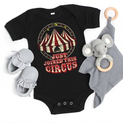 Circus Onesie / Ringmaster Circus One Piece Baby Boy & Girl / Vintage Carnival Birthday Outfit For Babies Bodysuit 3m - 24m