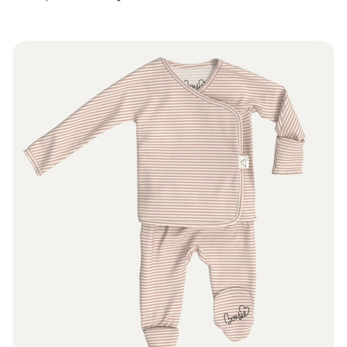 Footie - Berry Twist – Bonsie Skin to Skin Babywear