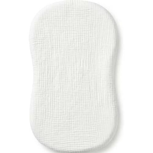 Amazon.com: Muslin Bassinet Sheet Compatible with Halo BassiNest Swivel Sleeper - 100% Cotton Hourglass & Peanut Shape Mattress Pad Cover (30"x18"), Breathable & Soft, Boho (1 Pack White)