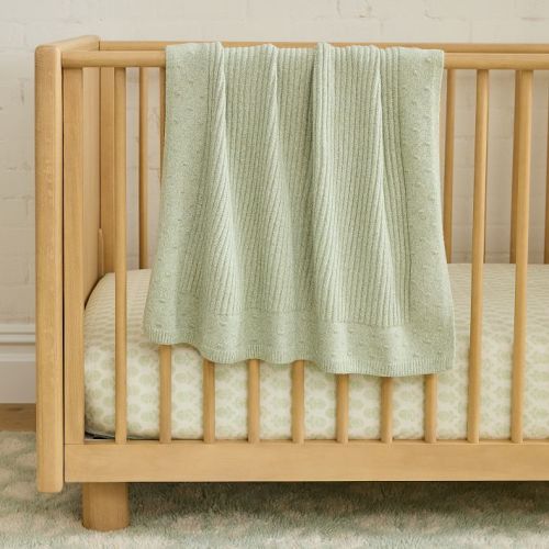 Dot Border Baby Blanket