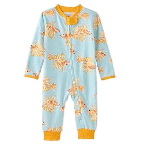 Shadow Sleep & Play Baby Pajamas 100% Organic Cotton Two Way Zipper Sleeper Pajamas for Baby Boys & Girls