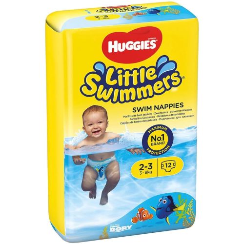 Huggies Little Swimmers Disposable Swim Diapers, X-Small (7lb-18lb.), 12-Count - X-Small (Pack of 12)